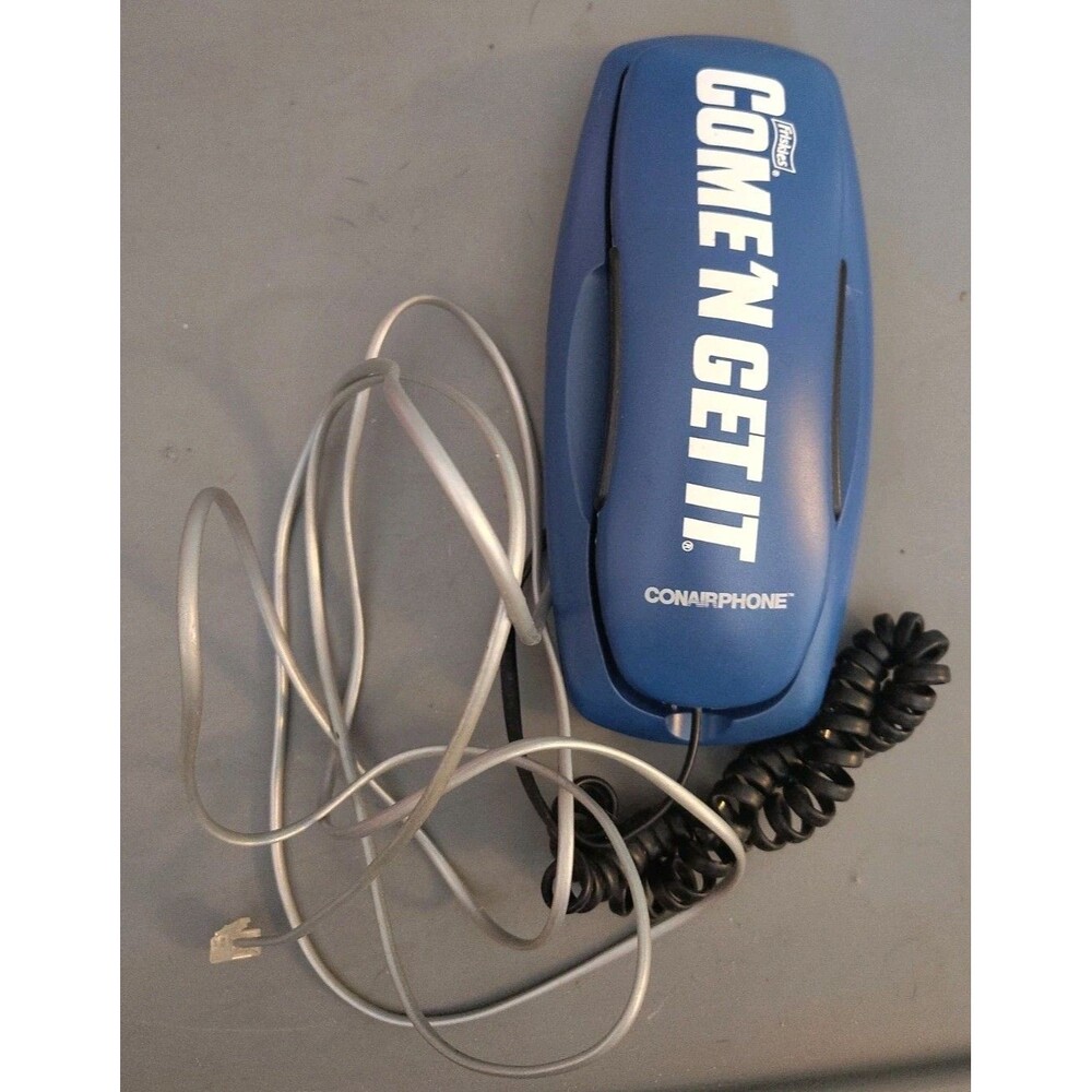 Vintage Friskies Come N Get It Conairphone Landline Telephone Blue Promo WORKING